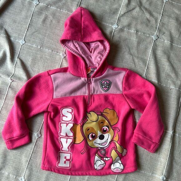 Nickelodeon Paw Patrol Skye Zip Up Sweatshirt 6/6X Girls Youth - Picture 1 of 3